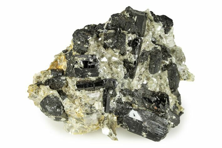 Black Tourmaline (Schorl) Crystals With Mica - Virginia #244880